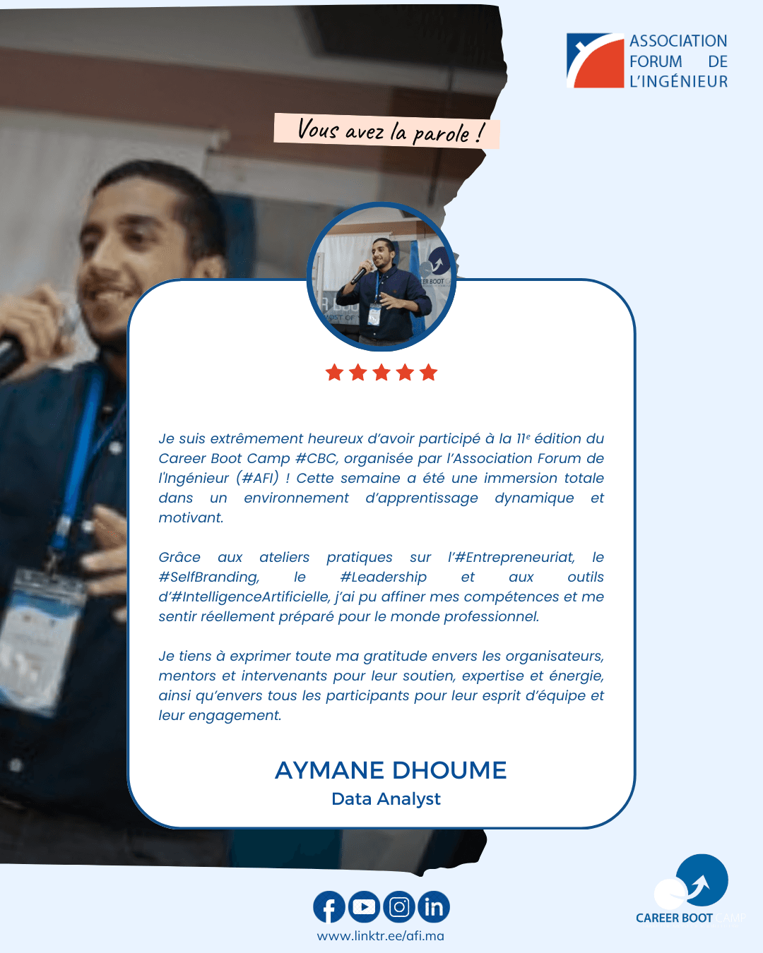 Avis participant CBC 5
